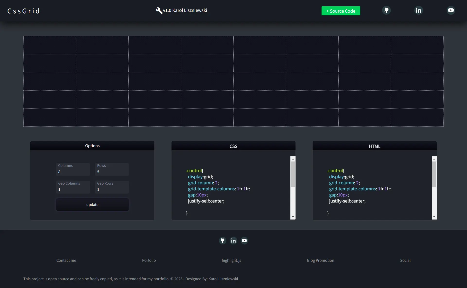 CSS Grid Generator